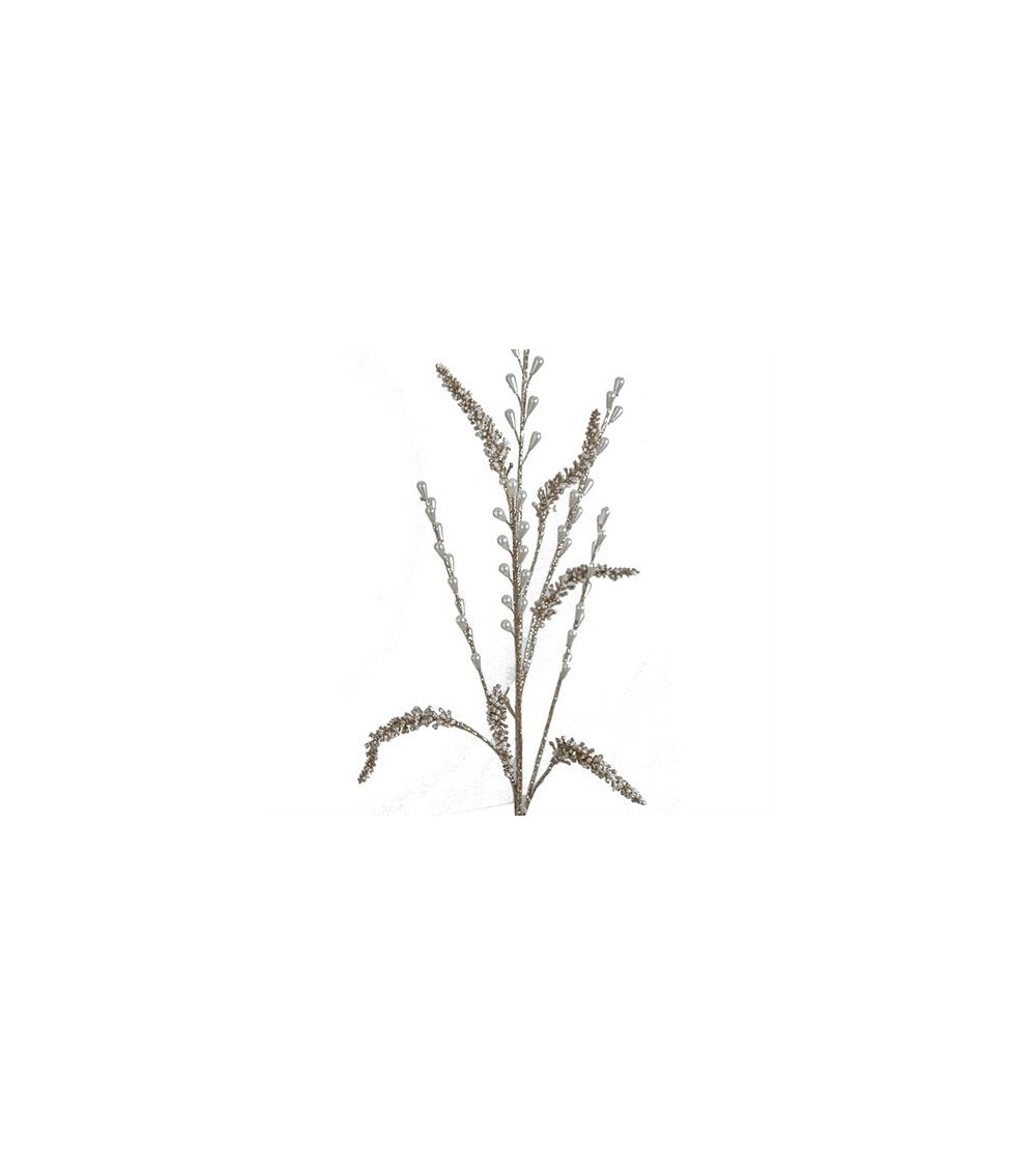 HOMEGURU-MS627 Κλαδί αμάρανθου με πέρλες, 78cm