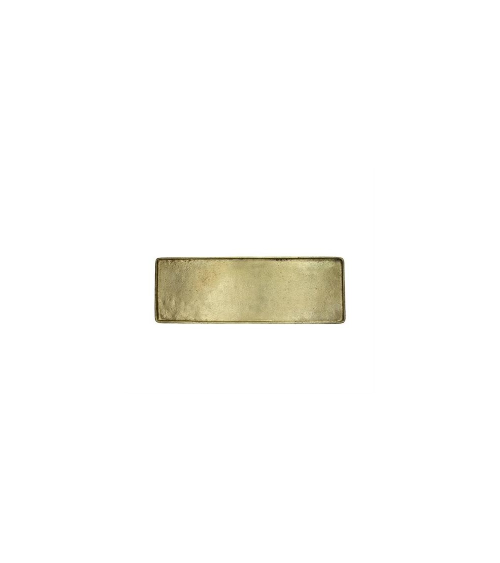 HOMEGURU-KS136 Παραλ/μη σφυρήλατη χρυσή 38x13,5cm