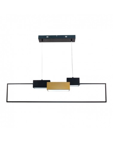 INLIGHT-6045 Μοντέρνο Κρεμαστό Φωτιστικό Ράγα με Ενσωματωμένο LED σε Χρυσό Χρώμα