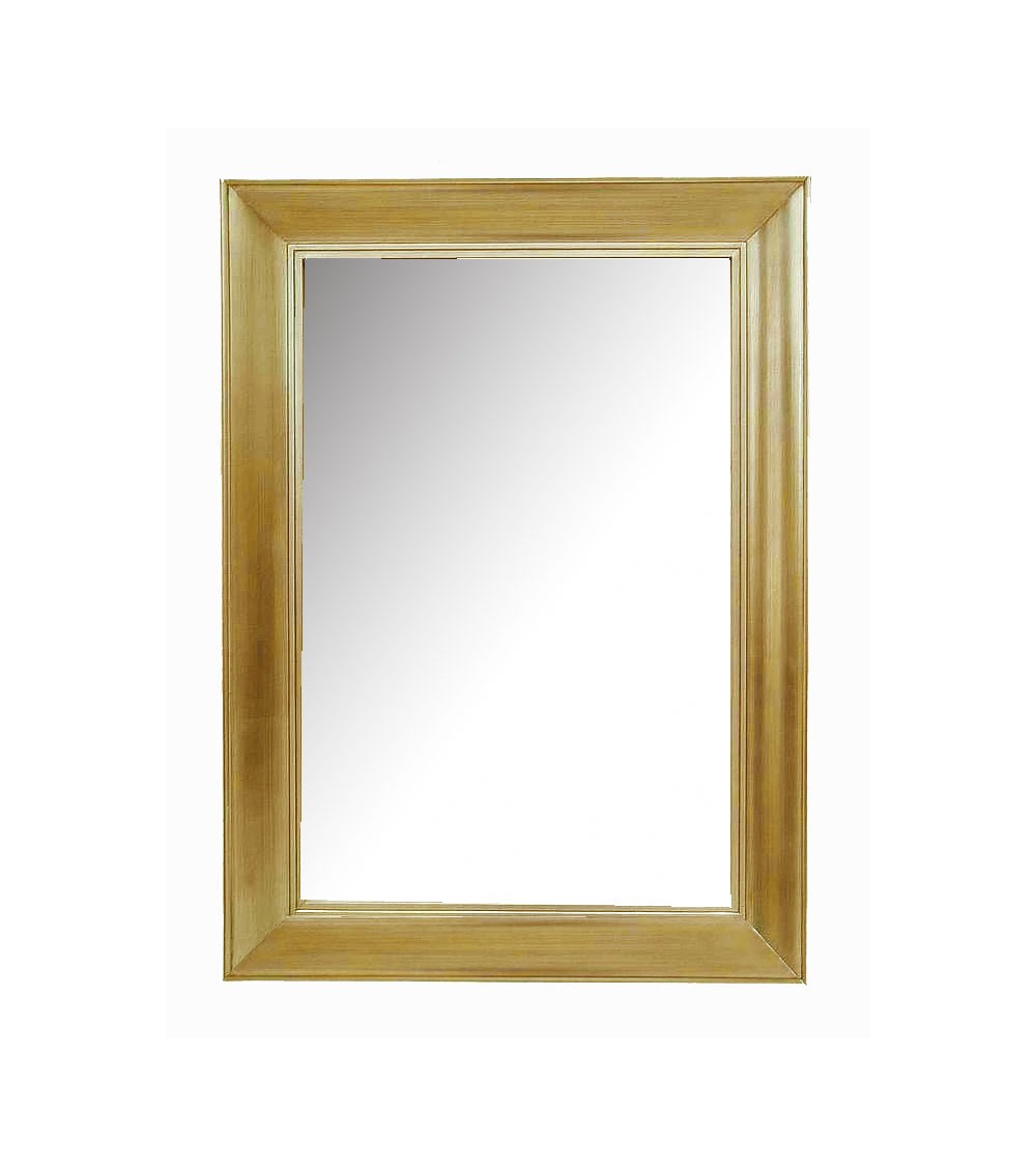 HOMEGURU-SQ200 Καθρέπτης Ξύλινη Κορνίζα με φύλλο χρυσού