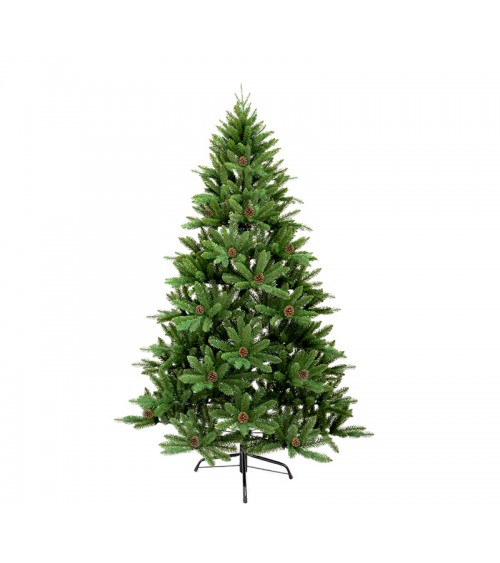 HOMEGURU-SWP-210 Χριστουγεννιάτικο Δέντρο SWISS PINE & κουκουνάρια 210cm