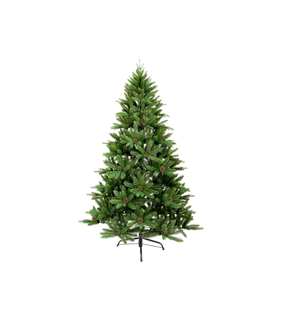 HOMEGURU-SWP-240 Χριστουγεννιάτικο Δέντρο SWISS PINE & κουκουνάρια 240cm