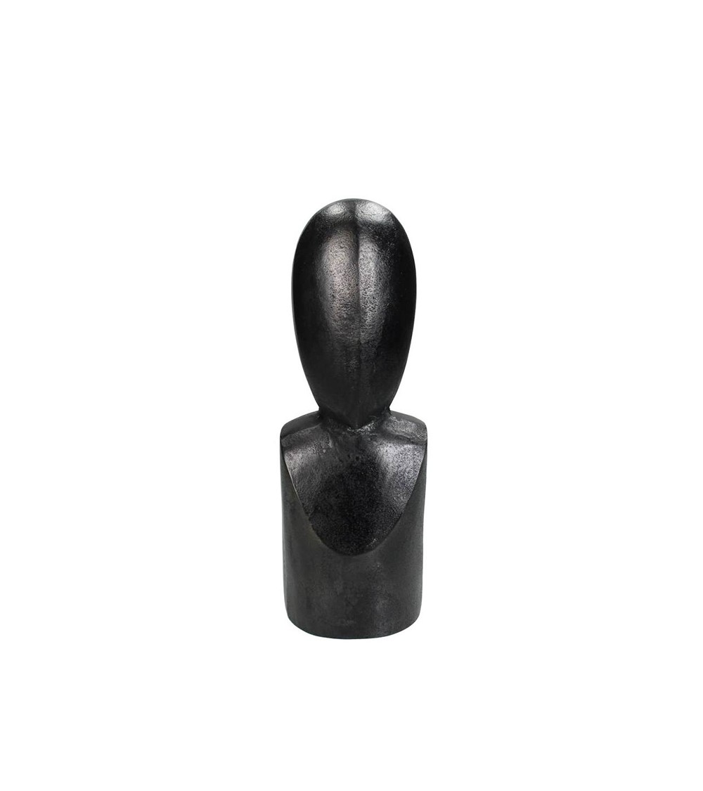 HOMEGUU-XET-8972 Διακοσμητική προτομή αλουμνίου σε μαύρο χρ.,30cm