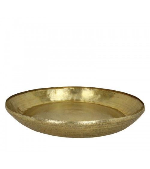 HOMEGURU-XET-6778 Σφυρήλατη πιατέλα αλουμινίου χρυσή 57cm