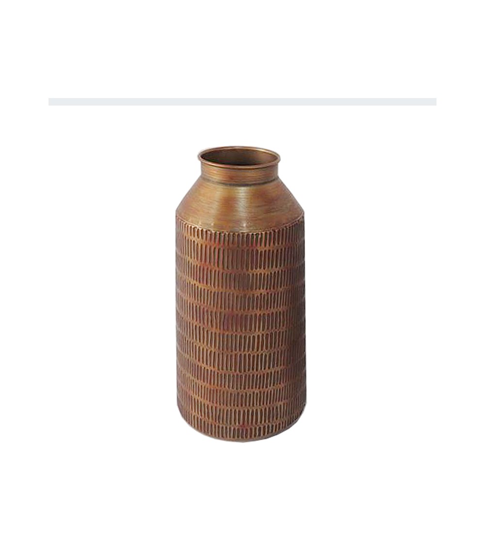 HOMEGURU-ID233 Μεταλλικό βάζο σε χρώμα σκουριάς,39.5cm