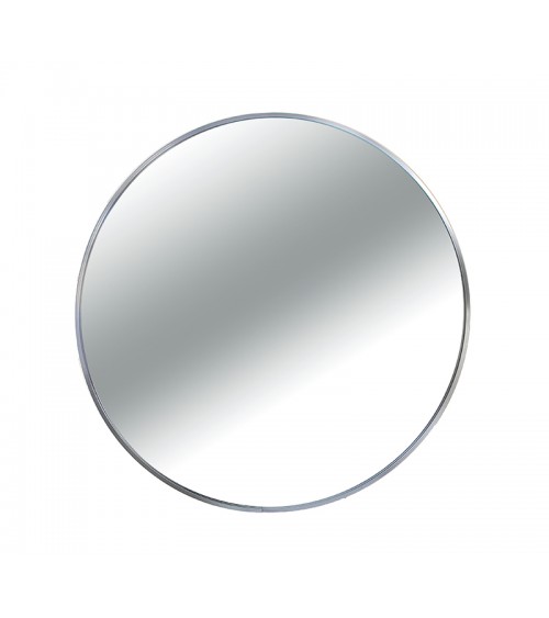 HOMEGURU-JP104S Καθρέπτης αλουμινίου, στρογγυλός, ασημί χρ.,δ.60cm