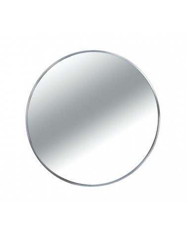 HOMEGURU-JP104S Καθρέπτης αλουμινίου, στρογγυλός, ασημί χρ.,δ.60cm