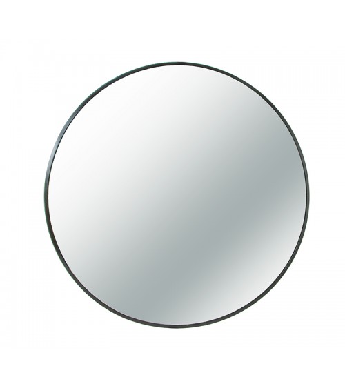 HOMEGURU-JP105B Καθρέπτης αλουμινίου, στρογγυλός, μαύρο χρ.,δ.75cm