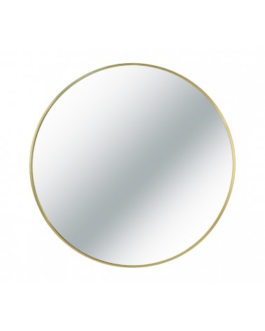 HOMEGURU-JP105G Καθρέπτης αλουμινίου, στρογγυλός, χρυσό χρ.,δ.75cm