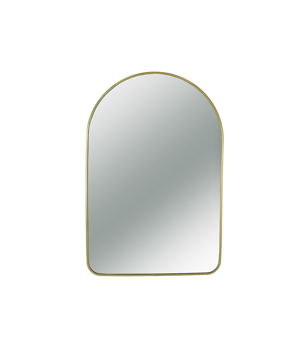 HOMEGURU-JP109G Καθρέπτης αλουμινίου σχ.αψίδα, χρυσό χρ.,60x90cm