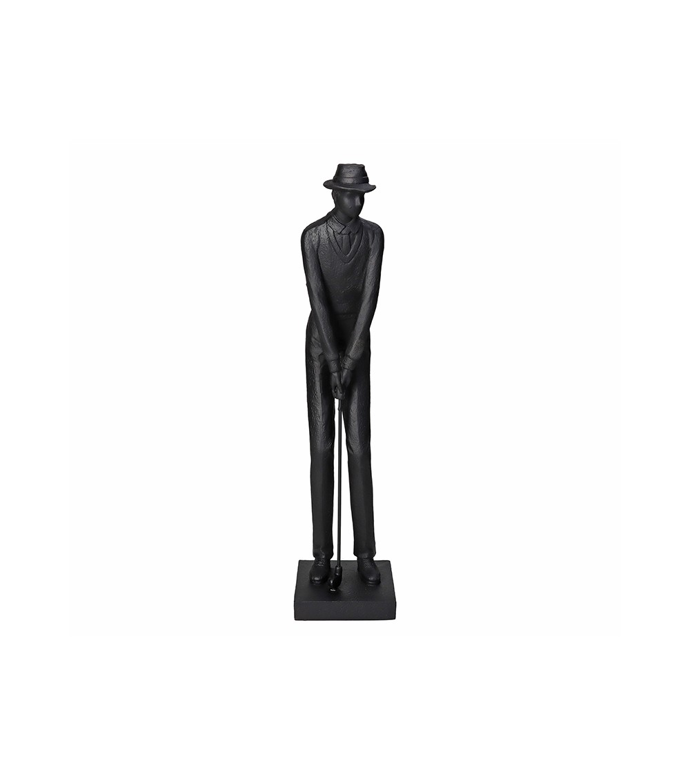 HOMEGURU-XET-9584 Διακοσμητική φιγούρα γκολφερ, μαύρο χρ.,37.5cm