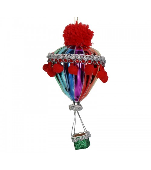 HOMEGURU-MAS-6700 Γυάλινο στολίδι Αερόστατο, 15cm