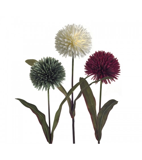 HOMEGURU-AX776 Λουλούδι Αλιουμ, κρεμ/πράσινο/ροδί, 72cm