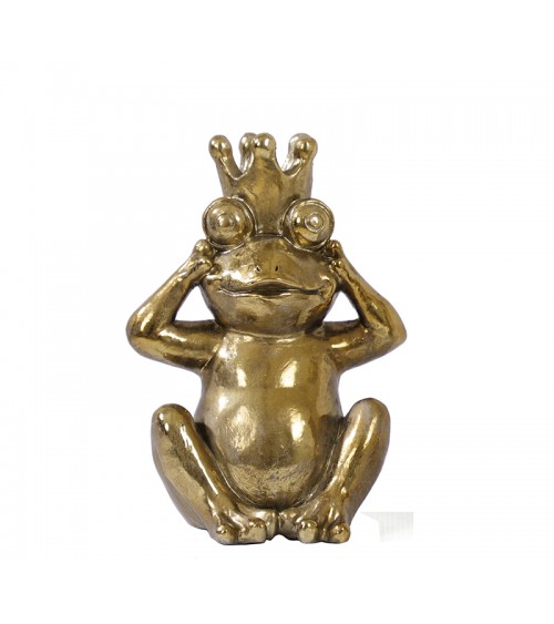 HOMEGURU-GA284 Βασιλιάς βάτραχος χρυσο χρ.,28cm