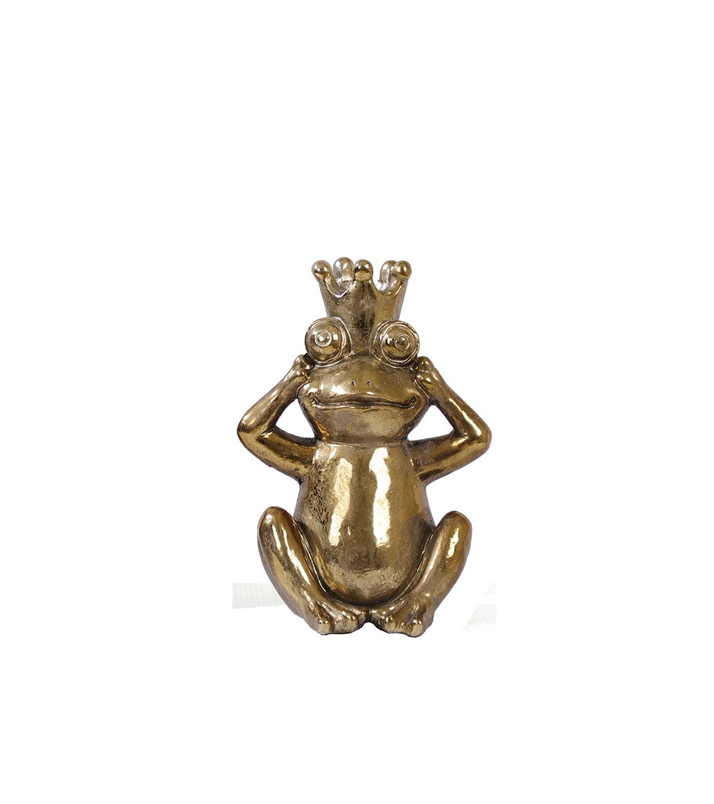 HOMEGURU-GA285 Βασιλιάς βάτραχος χρυσο χρ.,23cm