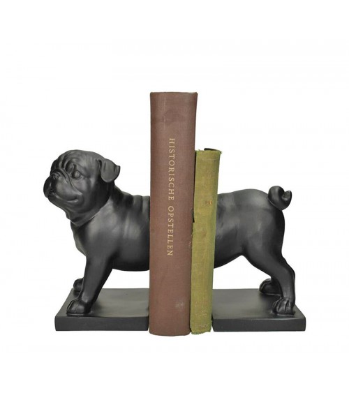HOMEGURU-XET-8752 Βιβλιοστάτης σχ.σκύλος "Pag" μαύρο χρ.,20cm