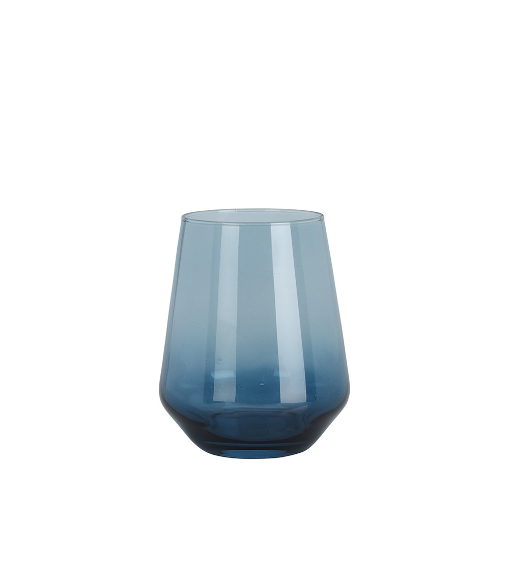 HOMEGURU-KZ275 Ποτήρι νερού 7x11cm/425ml, ντεγκραντέ μπλε χρ.