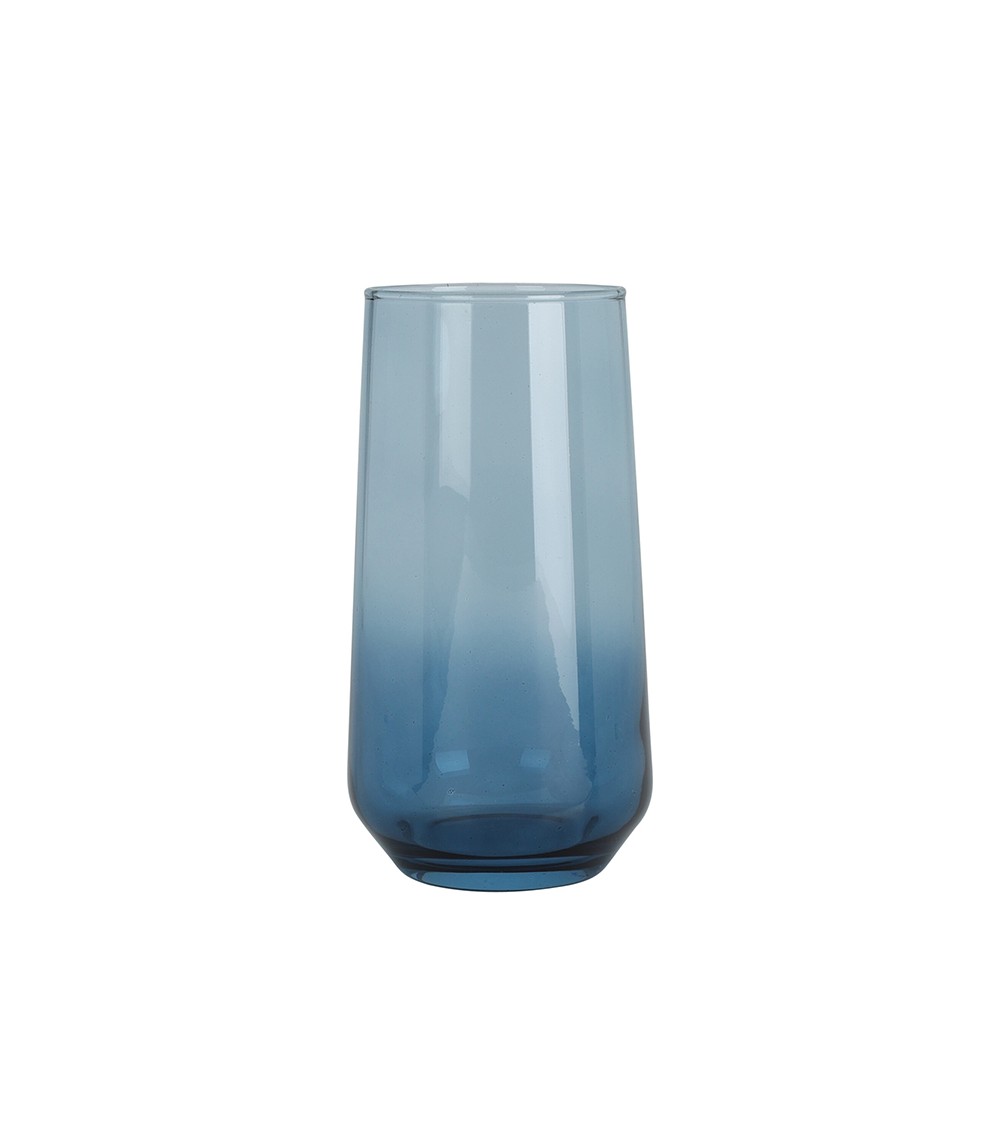 HOMEGURU-KZ276 Ποτήρι νερού 7x15cm/470ml, ντεγκραντέ μπλε χρ.