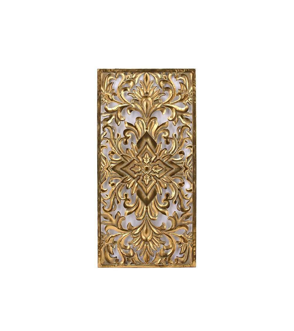 HOMEGURU-HT630 Μεταλλικό διακοσμητικό τοίχου,αντικέ χρυσό 40x80cm