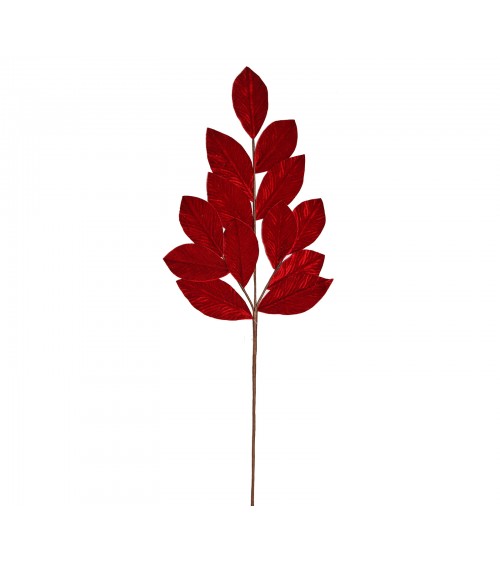 HOMEGURU-AX784 Leaf spray, dk.red velvet,73cm
