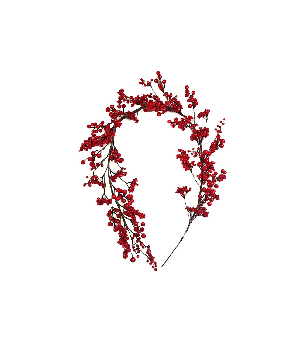 HOMEGURU-MS645 Γιρλάντα με κόκκινα  berries,152cm