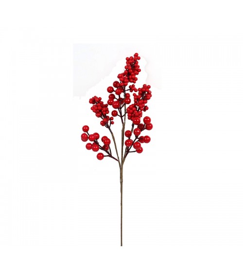 HOMEGURU-MS646 Κλαδί με κόκκινα  berries,46cm