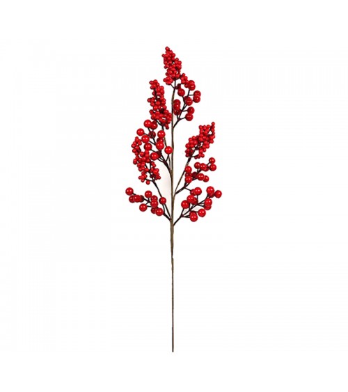HOMEGURU-MS648 Κλαδί με κόκκινα  berries,69cm