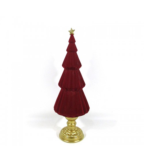 HOMEGURU-TM413 Χριστουγεννιάτικο Διακοσμητικό Δεντράκι Κόκκινο 38cm