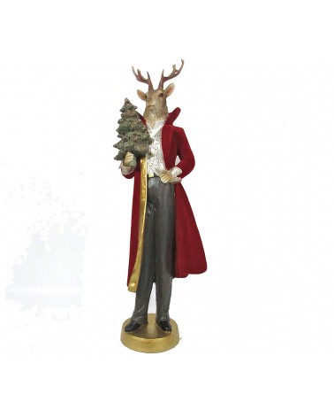 HOMEGURU-TM414 Mr.Reindeer flocked costume,43.5cm