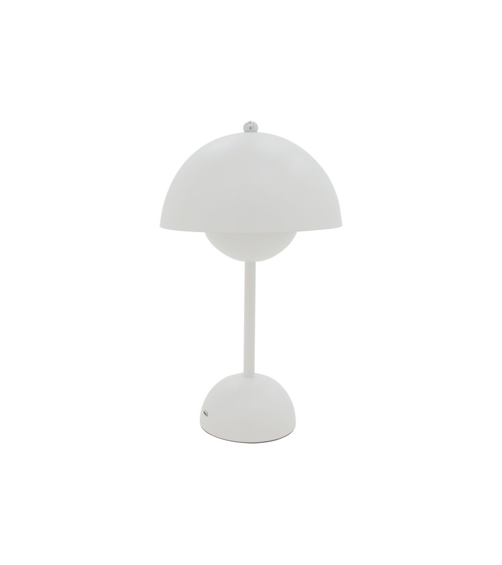 Επιτραπέζιο φωτιστικό Creative pakoworld LED λευκό Φ18x30εκ