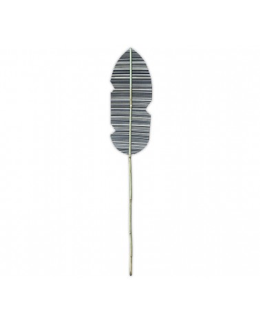 HOMEGURU-VT161 Διακοσμητικό φύλλο Bamboo φυσ./μαύρο χρ.,150cm