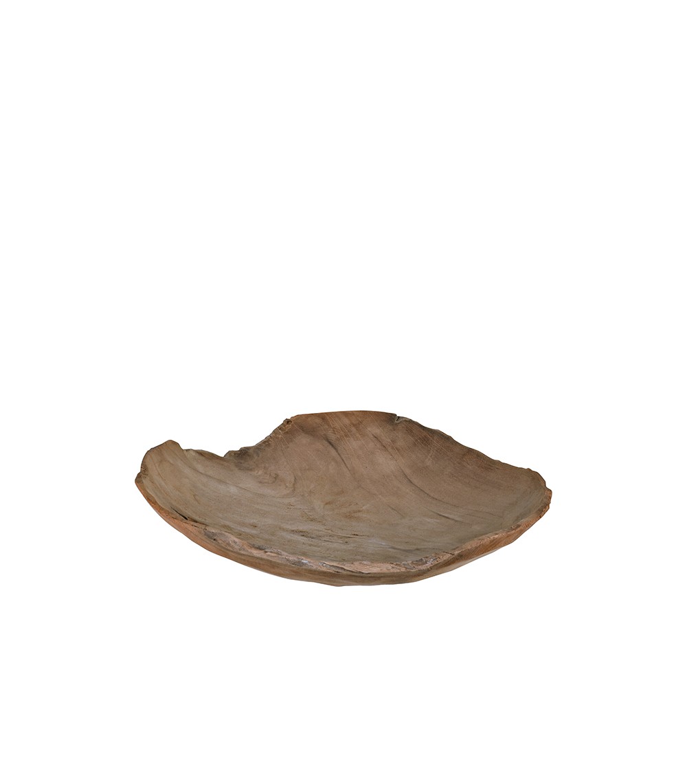 HOMEGURU-HE505 Διακοσμητικό μπολ από ρίζα ΤΕΑΚ, δ.30x7cm